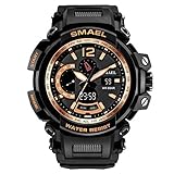 letter54 Outdoor Uhr Swatch Uhren Damen Herren Uhren Angebote Automatik Fitness Watch Fashion Armband Fitness Uhr Rund Smael Mode Herrenuhr Led Dual Display Digital Elektronische Sport Armbanduhren