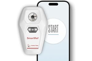 SmartRef Anton Paar - Refraktometr cyfrowy - ekstrakt brzeczki piwnej, zawartość cukru owocowego, zasolenie zbiornika rafowego, wilgotność miodu, TDS kawy - Brix, Plato, SG, Babo, Baumé, KMW, ppt