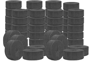 SUCOHANS 50 Pack Cloning Collars Inserts Premium Grade Foam, Cloner Collars, Better Than Neoprene for Hydroponics Plant Germination in DIY Cloner & Clone Machines, Fits 2 Inch Net Cups (Black)
