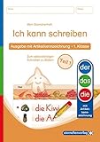 Ich kann schreiben Teil 1 - Ausgabe mit Artikelkennzeichnung 1. Klasse: Mein Sternchenheft zum selbstständigen Schreiben zu Bildern by 