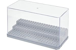 OLYCRAFT Vetrina in Acrilico Vetrina per Minifigure Action Figure Blocchi Scatola Espositiva Rimovibile per Conservazione Regali Scatole Espositive Antipolvere per Conservazione