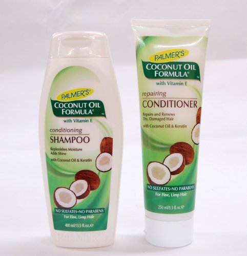 Palmers Coconut Oil Formula Conditioning Shampoo 400ml & Repairing Conditioner 250ml Pack