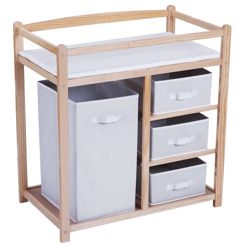 Baby Changing Table (with Drawers) Unit Station Nursery Furniture Storage