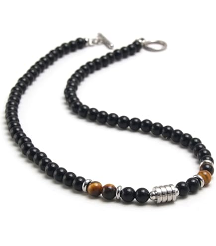 Collar Con 9 Palabras De Buda Mantra Para Hombre, Cuentas De La Suerte, Colgante De Acero Inoxidable Con Cuerda Trenzada Negra, Joyería Para Hombre, Cadena De 20" - Historial De Precios Y
