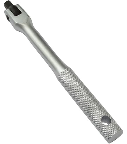 Barre De Disjoncteur 1/2" De 38 Cm – Clé à Douille Avec Tête Flexible 180° – Pour écrous Rouillés Ou Serrés