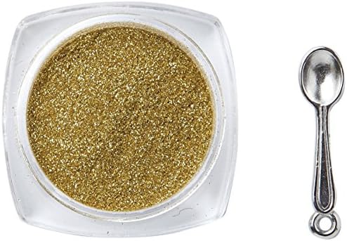 Resin Craft color glitter about 2g light gold CGL-LGD