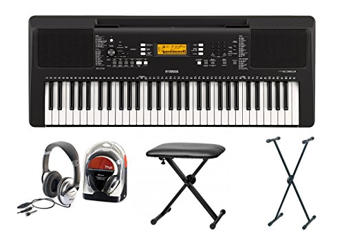 Yamaha 363 Clavier électronique Set IV avec support, siège et casque