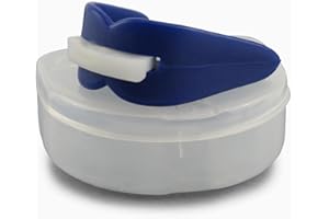 Splay Mouth Guard Double Impression | Mouth Guard for boxing, MMA, Rugby, Muay thai, Hockey, Judo, karate Martial Arts and all Contact Sports | Easily adjustable and Better breathing Blue Color