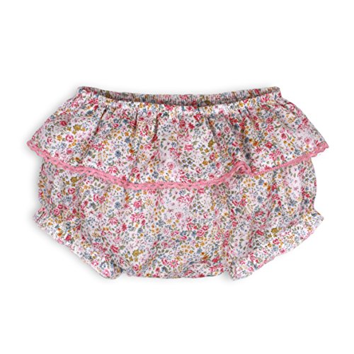 TroiZenfantS Baby Girls 0-24m Betsy Floral Bloomers, Pink (Fleurs Rose Pale), 0-3 Months (Manufacturer size: 3 Months)
