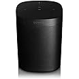 Sonos One (Gen2) Der leistungsstarke Smart Speaker mit integrierter Sprachsteuerung (Schwarz)