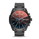 DIESEL MEGA Chief Herren-Armbanduhr 54MM Armband Edelstahl Batterie DZ4318