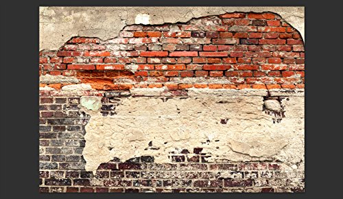 Vlies Fototapete 250×175 cm – 3 Farben zur Auswahl – Top Tapete Wandbilder XXL Wandbild Bild Fototapeten Tapeten Wandtapete Ziegel Ziegelstein f-A-0503-a-b - 2