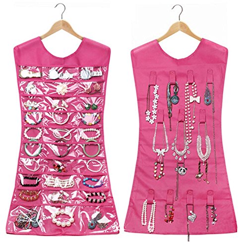 Pearl ACE Stylish Jewelery Organizer Hanging Dress Jewellery Jewelry Bag Double Sided for Women Accessories.