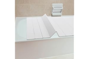 ARBGO Badewanne Abdeckung, Faltbare Badewanne Brett, wasserdichte, staubdichte Badewanne Tablett, Isolierung PVC Badewannen, langlebige Isolierplatte für Haus, Badezimmer, Spa Erfahrung, 75 x 170 cm