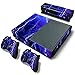 Produktbild DOTBUY Xbox ONE Design Folie Vinyl Aufkleber für Konsole + 2 Controller + Kamera Sticker Skin Set (Violet Lightning)