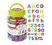 Produktbild Magic Show 78pcs Magnetic Capital & Klein Alphabet Buchstaben Zahlen Spielzeug mit Jar CJ432