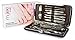Mylee Stainless Steel Personal Nail Care Set 12 Piece Manicure Pedicure Tool Kit Case