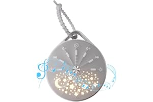 GDSODE Portable White Noise Machine, 10 Soothing Sounds White Noise Machine Baby with Light for Sleeping and Travel, 7Colour Night Light Timed Playbac, Light Weight, Easy to Carry, Suitable Gift for Newborn