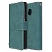 Produktbild Motorola Moto G5 Hülle, Chreey Matt Leder Tasche Retro Handyhülle Magnet Flip Case mit Kartenfach Geldbörse Schutzhülle Etui [Blau]