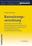 Image de Baunutzungsverordnung: Kommentar unter besonderer Berücksichtigung des deutschen und geme