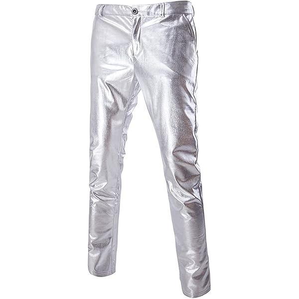 RUMAOZIA Metallic Hose Für Herren - Glitzer & Pailletten Für Disco & Festival