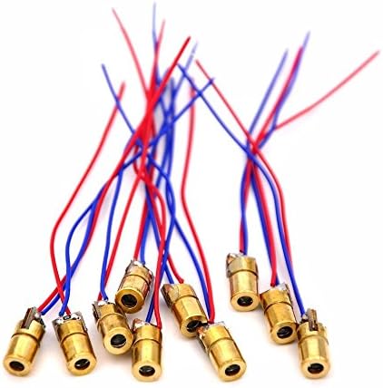 KeMiDr C0024 10Pcs 5V 650nm 5mW Laser Red Dot Module red laser sight red laser diode laser pointer