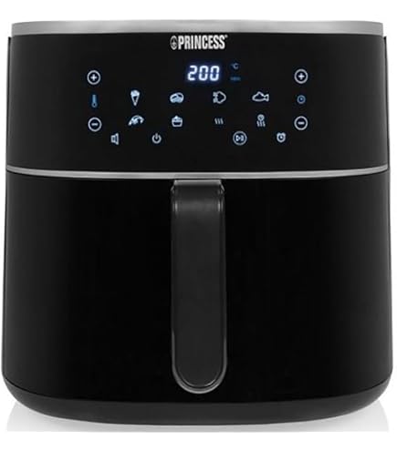 Friteuse à Air (Airfryer) XXL Sommertal 7,6L - 2000W - 8 Programmes Automatiques - Écran Tactile - Économe Et Facile à Nettoyer