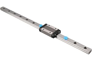 MGN12H Mini Linjärstyrning, 300 mm Linjär Skjutarm med MGN12H Vagnram för DIY 3D skrivare och CNC verktygsmaskin (300 mm)