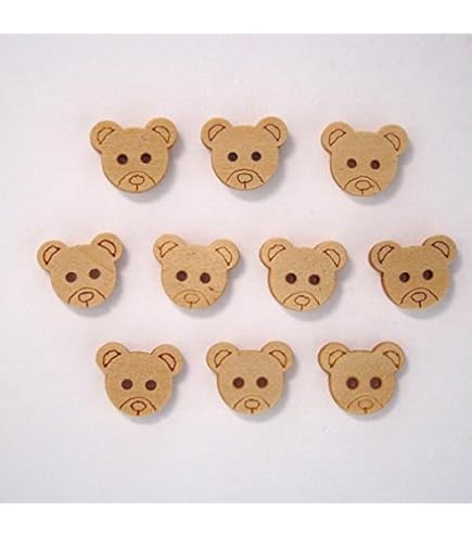 Boutons Fantaisie Mouton Noir Ou Blanc 22MM Avec Attache Dos