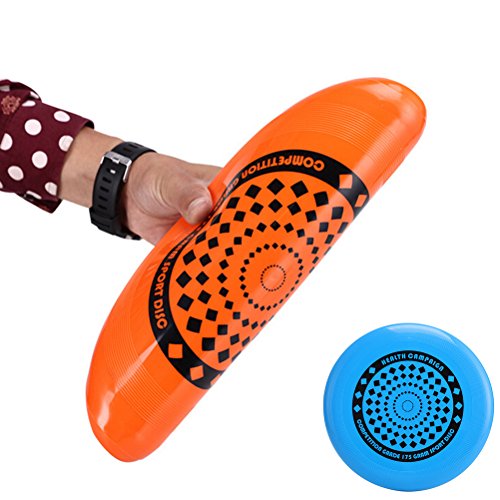 Pizies Ultimate Frisbee Sport Flying Disc Toy for Outdoor Play - Orange