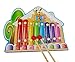 Produktbild Weekendy Kinder Spielzeug Geschenk 8-Ton Forest Lodge Holz Xylophon Kind Octave Clappers Piano Percussion (bunt)