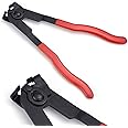 WENRERO Pliers for Axle Boot Clamps, Axle Cuff Clamp Pliers Carbon Steel Cuffs Hose Clamp Pliers CV Boot Clamp Pliers Tools to Fit CV Boot Clips for Ear Cuffs, Clamping Clamp (235mm)
