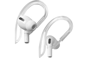 YINVA Ear Hooks Compatible with AirPods Pro [Multi-Dimensional Adjustable] Accessories Compatible with Apple AirPods (Transparent)