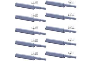 Lumenty Lot de 10 Push Système Tampon fermetures de porte magnétique Tampon Amortisseur Push Système Tampon Pour meuble de cuisine salle de bain chambre à coucher placards tiroirs et portes