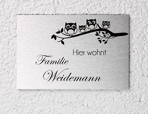 Haustuer Namensschilder Edelstahl Test 2020 Die Top 7 Im