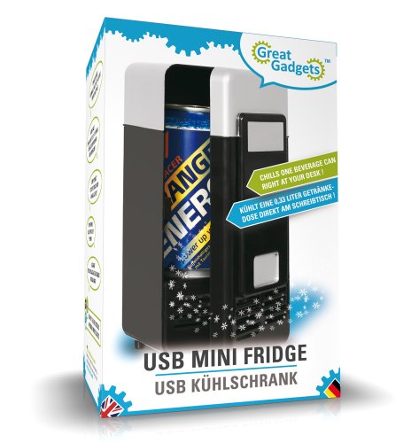 GreatGadgets 3072-2 USB Minikühlschrank (Schwarz) - 6