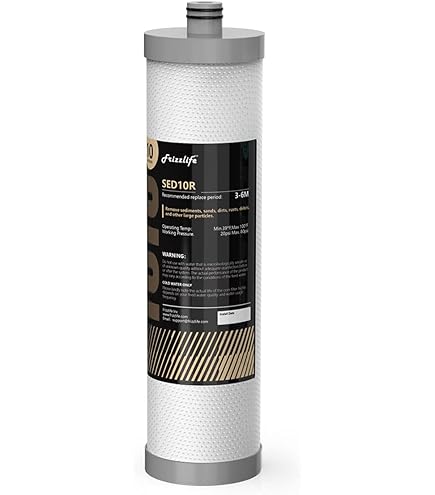 Frizzlife Filtro di ricambio PLC10 per filtro dell'acqua sotto lavello FK99/FP99/SW10/SW10F