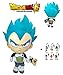 Produktbild PBP Dragon Ball Super - Vegeta Ultra Instinkt plüsch, Blaue Haare 11"/30cm Qualität Super Soft + 1 zufälliger Schlüsselbund Sonic