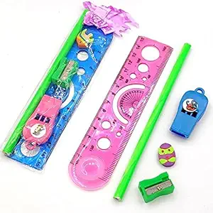 Perpetual Bliss 12 Pcs Gift Set with Stationery Kit Return Gifts for Kids Birthday Party (Pack of 12)