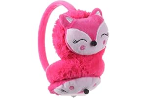 INSZKOOS Paraorecchie Invernali Pelose per Bambini, Protezione per Orecchie Con Carino Motivo a Cartoni Animati, Morbido e Caldo Copricapo invernale per Bambini Scaldaorecchie per Esterno per Ragazzi Ragazze