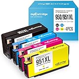 hp officejet pro 8600 patronen resetten Paket enthält: 4 Pack Mycartridge kompatibel hp 950XL 951XL 950 951 XL Tintenpatronen (schwarz, Cyan, Magent, Gelb )