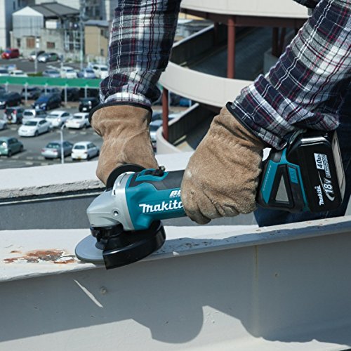 Makita Akku-Winkelschleifer 125 mm, (18 V im Makpac inkl. 1 x Akku 1,5 Ah), DGA504Y1J - 4