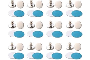 Magnetisk gardinknappsats med 24 stycken magneter och 24 stycken självhäftande kuddar för gardinhängande, duschdraperi, magnetlås, lås, förhindrar ljusläckage och vattenläckage i badrummet