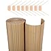 Produktbild SONGMICS PVC Sichtschutzmatte (80 x 400 cm) Sichtschutz für Garten Balkon und Terrasse GPF084M