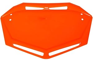 cyclingcolors Plaque BMX Support Numero Tete DE Fourche Velo Trial Aero Design Plastique Competition VTT Motocross MX Moto Quad Kart Cross Karting Enduro