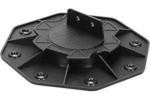 Gimisgu Stelzlager 30 Stück Stellfuss höhenverstellbar 18-30mm Plattenlager - Stelzlager für Terrassendielen-Unterkonstruktion Holz, WPC und Stein