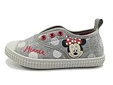 Offizielle Disney Product. Disney Minnie Maus 2300002888 Mädchen Sneaker, Schuhe, Canvas, Grau (25)