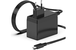 MJXYXCDH 39W USB-C Caricatore Alimentatore Per Nintendo Switch/Switch Lite/Switch OLED Adattatore di Alimentazione Supporta TV Dock USB C Caricabatterie C0060