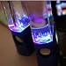 Phenovo LED Light Music Water Dancing Fountain Bass Shock Speaker notebook Blue RS.1120.00