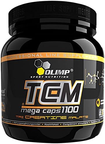 Olimp Nutrition TCM 1100 Mega Caps 400caps Tri Creatine Malate Quick Development of Muscle Mass Strength and Endurance